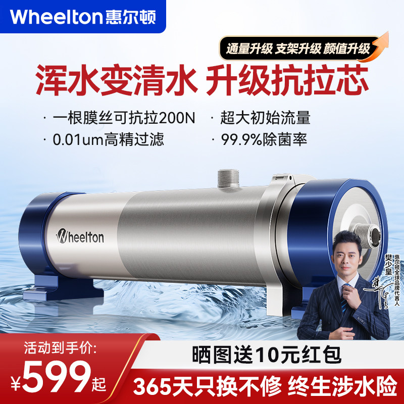 惠尔顿超滤PVDF中央净水器家用型净水器家用自来水过滤水管道农村