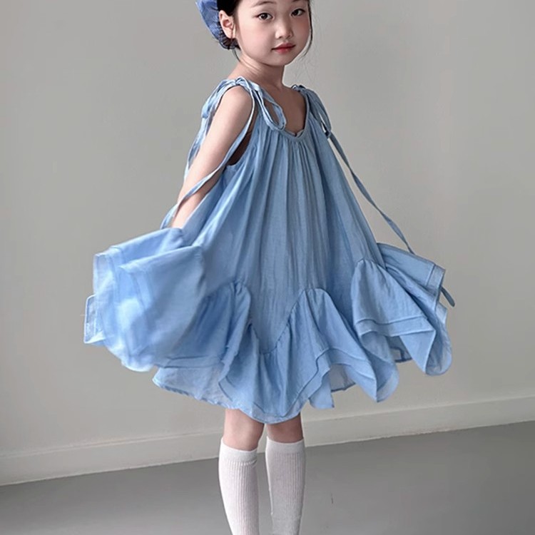 女童超好看连衣裙夏季2025新款