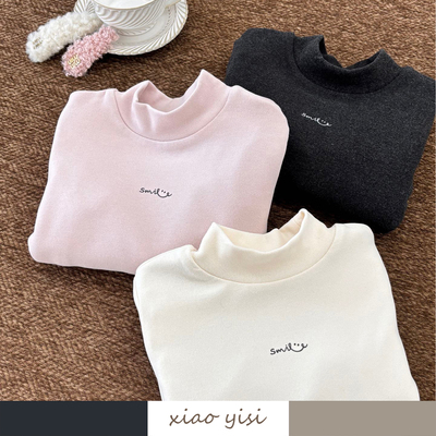 25儿童加厚桑蚕丝羊绒打底衫