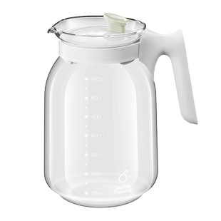 冷水壶玻璃耐高温开水扎壶家用凉水杯泡茶壶大容量冰箱冷泡壶套装