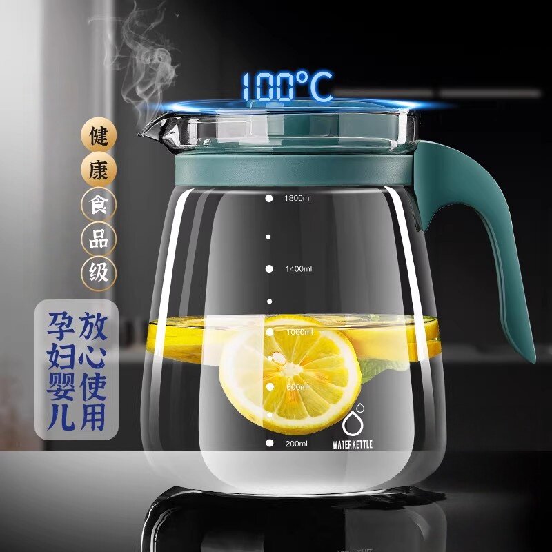 加深加大玻璃冷水壶家用大凉水壶大容量冰箱冰水壶冷泡茶杯