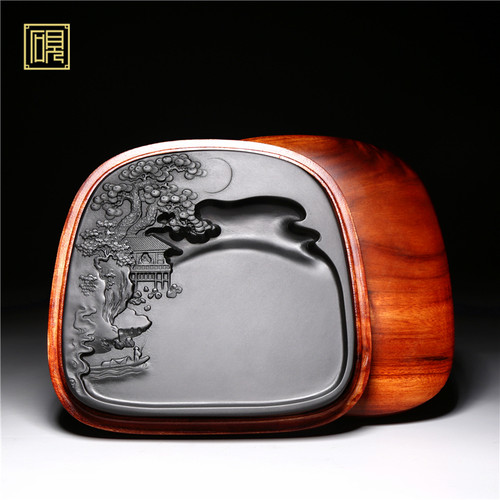 名师老坑砚台高档文房礼品