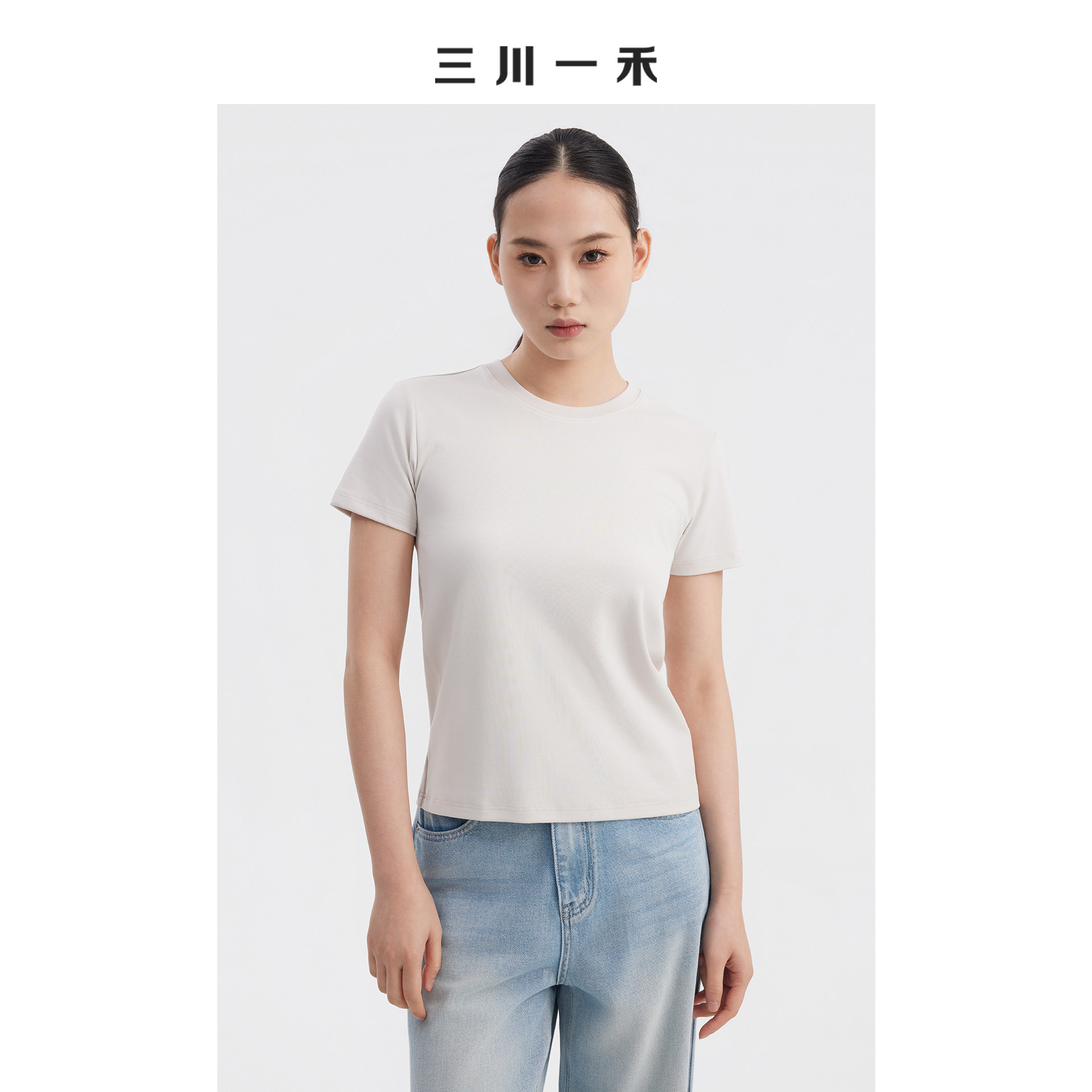 夏季基础款休闲圆领常规T恤