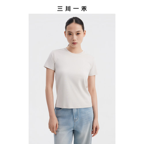 夏季基础款休闲圆领常规T恤