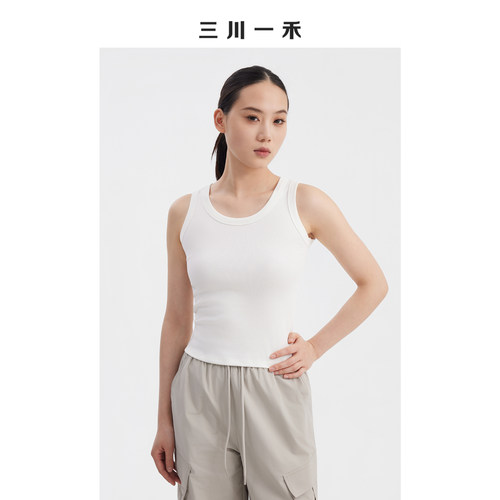 日常休闲时尚宽边背心上衣