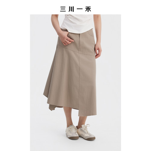 女士夏季不规则A字显瘦半身裙