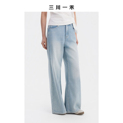 百搭女士夏季休闲显瘦筒喇牛仔裤