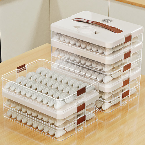 水饺收纳盒冰箱用冷冻盒子食品级装水饺冷冻馄饨抄手保鲜整理神器