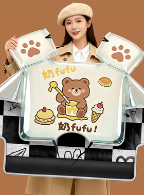 2025新款冬季电动车加绒加厚挡风被双面防水电瓶车挡风罩四季通用