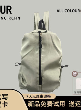 UR男女通用轻便通勤双肩包2025新款徒步登山旅行帆布单肩腋下背包