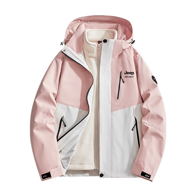 JEEPSPIRIT春秋冬三合一冲锋衣