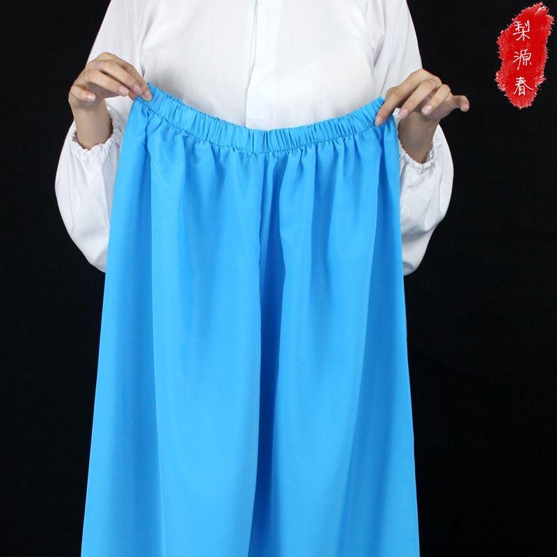 戏曲用品彩衣彩裤古装水裤越剧小生练功裤素裤古代男女打底灯笼