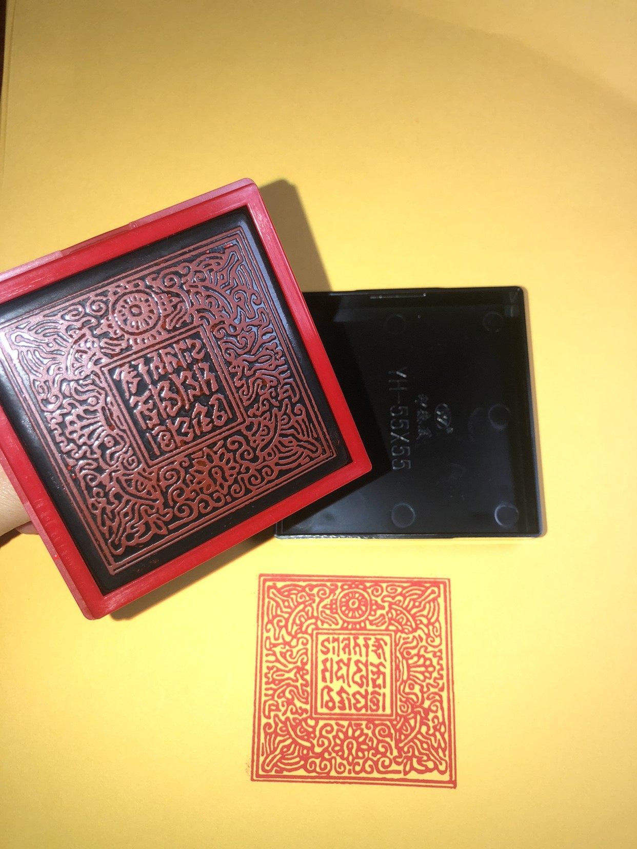 降魔印 护身符密宗藏传莲师金刚 自动出油材料 金刚杵印