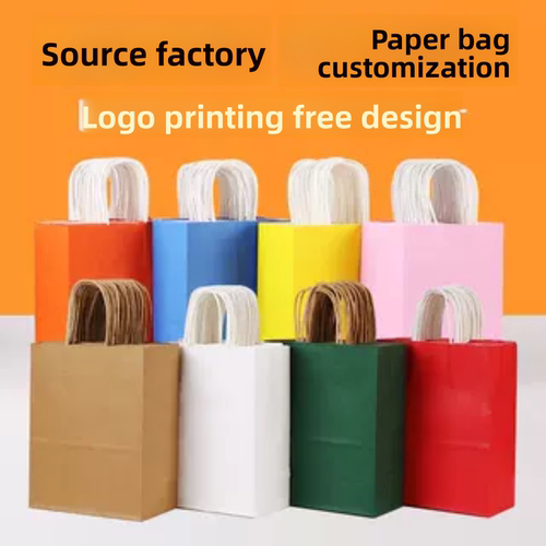 牛皮纸手提袋子牛皮纸袋印刷logo