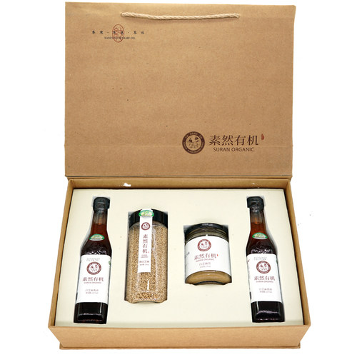 有机熟芝麻礼盒新日期香油送礼