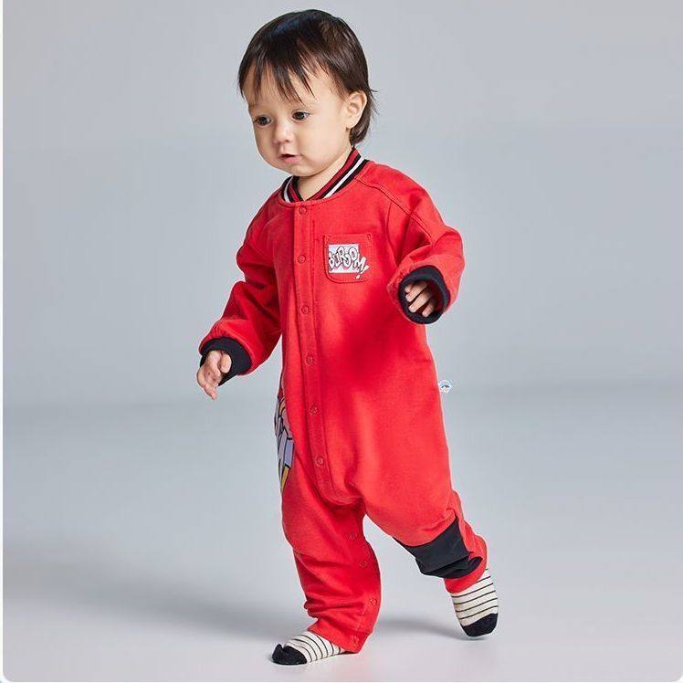 好孩子gb婴儿连体衣春秋保暖新生