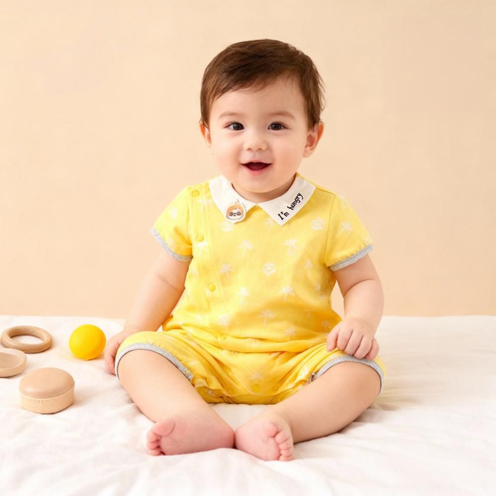 gb好孩子新生儿夏季a类薄款短袖