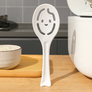 日本可立式饭勺家用塑料不沾米饭盛饭勺厨房耐高温电饭煲饭铲