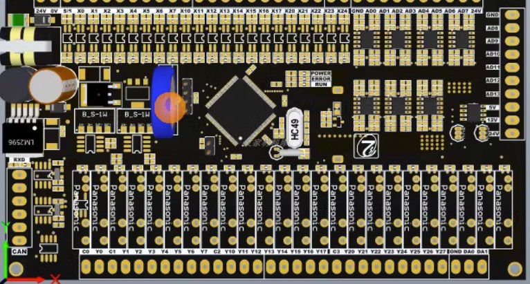 Fx3U源码V8 STM32仿三菱PLC方案,国产PLC方案 ,PCB原理图源码
