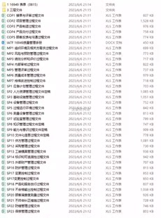文件 公司实际运行 一级文件质量 F16949整套体系文件