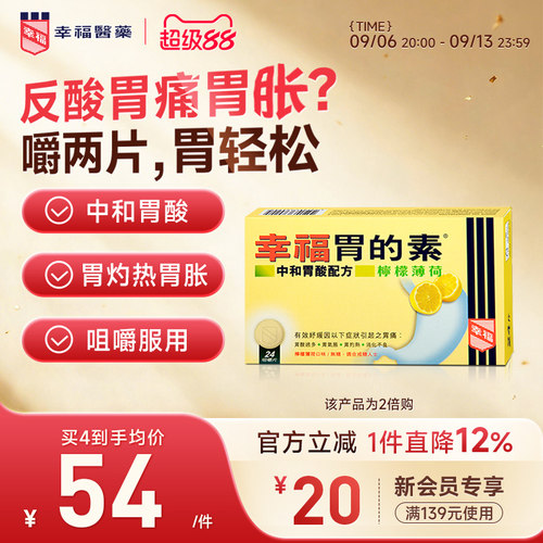 胃痛/胃胀气/胃灼热/消化不良