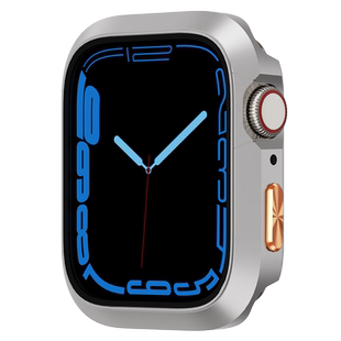 适用苹果s10手表保护壳新款applewatch10高清透亮iwatch9壳膜一体抗划痕ultra防爆防摔45/41mm半包超薄表盘套