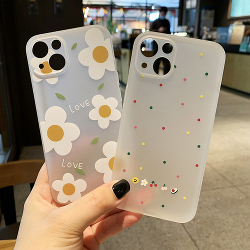 适用iphone苹果清新少女文艺花朵