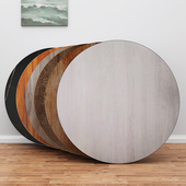 折叠圆桌餐桌家用吃饭桌不锈钢边可折叠户外可携式 摆摊烧烤小圆桌