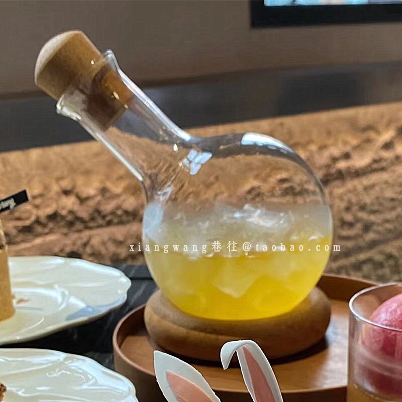 创意高档玻璃球形分酒瓶