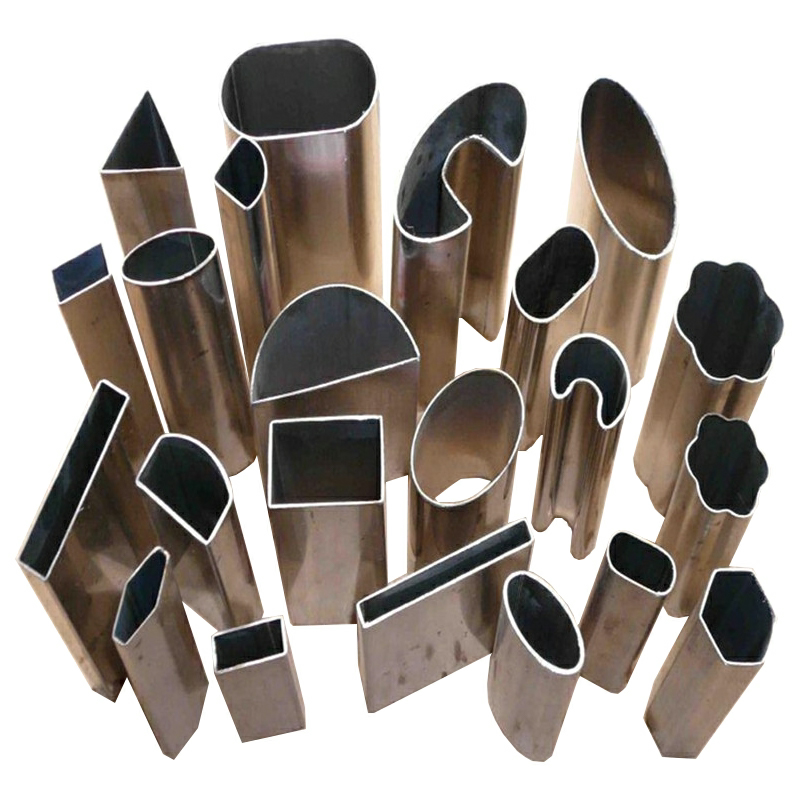 304不锈钢半圆管镀锌扇形铁方钢拱型馒头半圆形管梅花平椭圆d