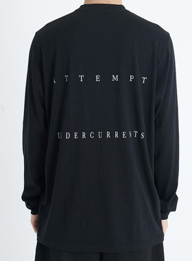 ATTEMPT logo印花T恤