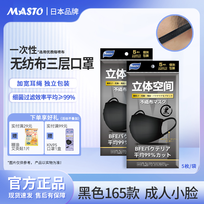 MASTO无纺布防尘品质口罩