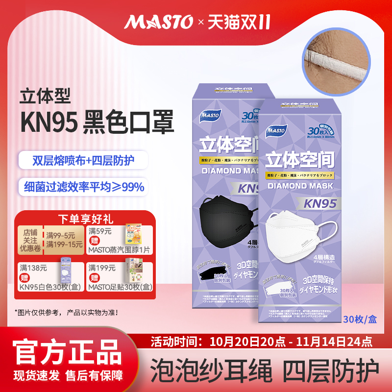 MASTO无纺布防尘品质口罩