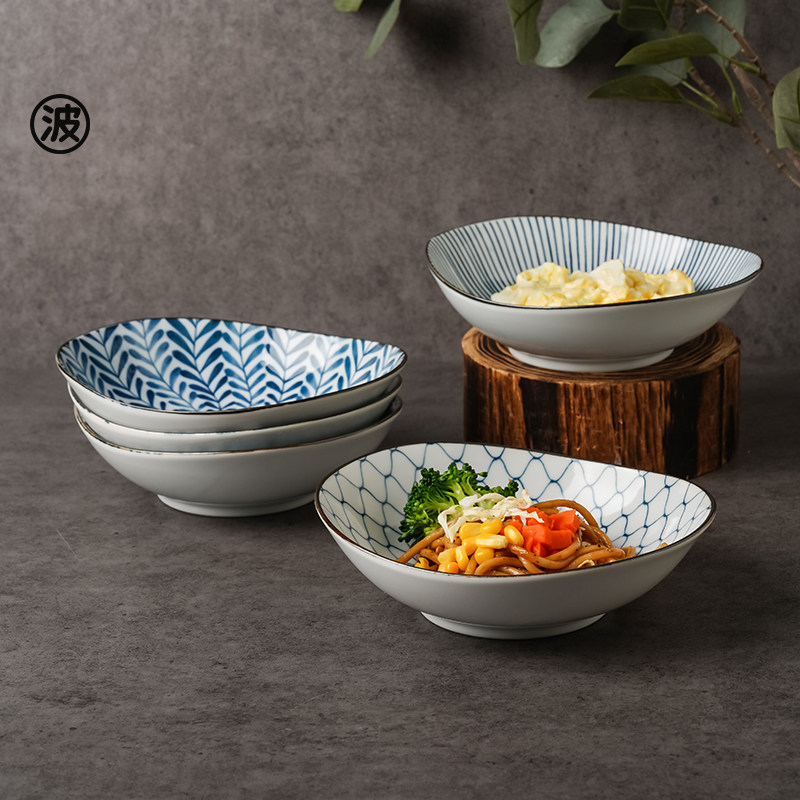 蓝绘大众碗HASAMI-YAKI/波佐见烧