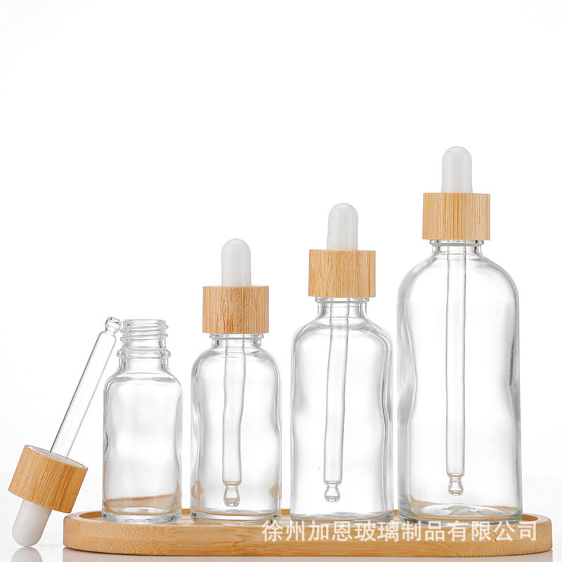 精油分装瓶10毫升精油瓶透明滴管精华液瓶通透玻璃精油瓶子高端