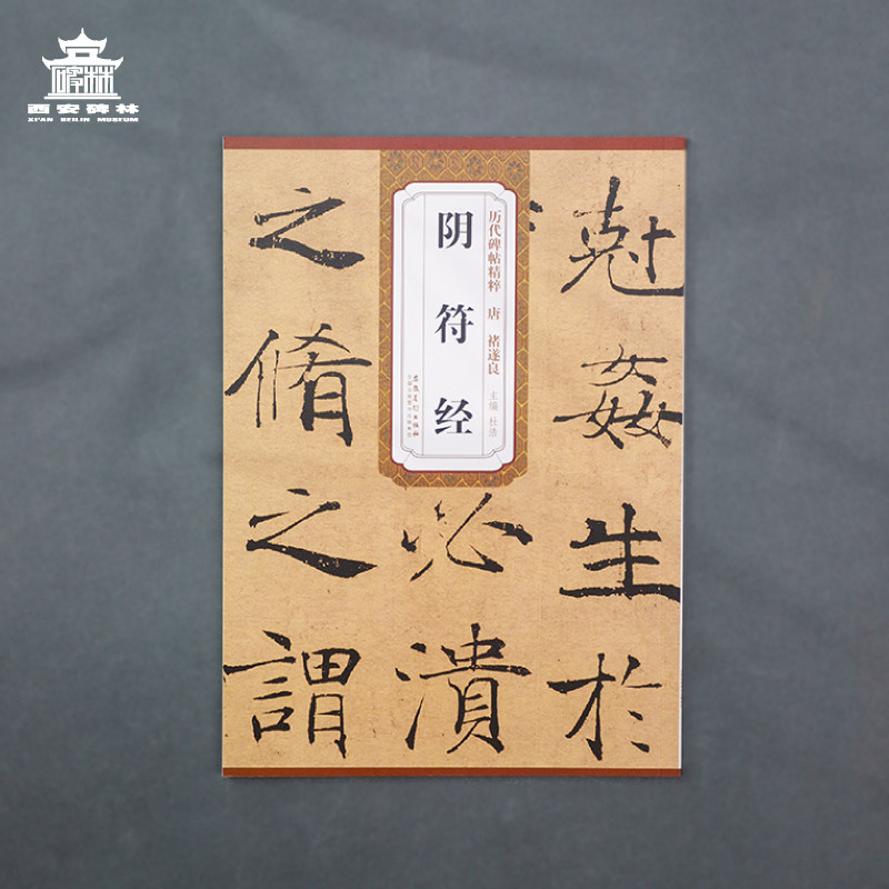 西安碑林博物馆 《历代碑帖精粹·唐褚遂良阴符经》 经典原碑原拓 隶书毛笔书法字帖怎么看?
