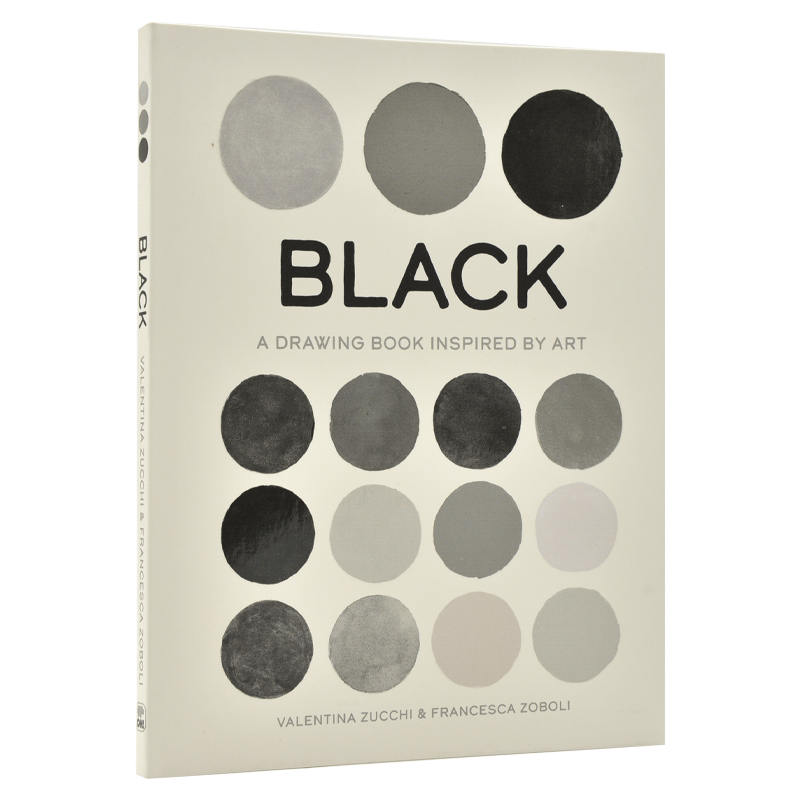 黑色:图画启发艺术 英文原版 Black : A Drawing Book Inspired by Art 瓦伦蒂娜·祖奇 艺术色彩画集 画册