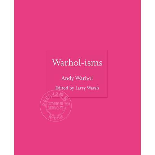 沃霍尔派 英文原版 艺术画册 Warhol-isms