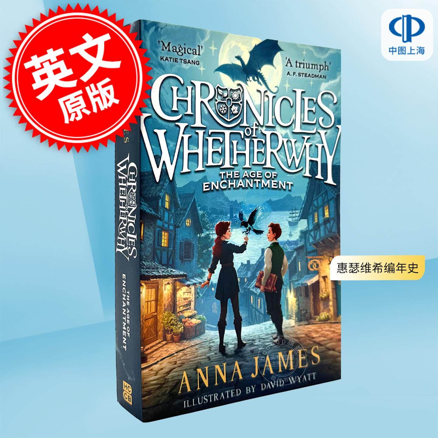 现货 惠瑟维希编年史 魔法时代 青少年读物 英文原版 Chronicles of Whetherwhy: The Age of Enchantment 9-12岁