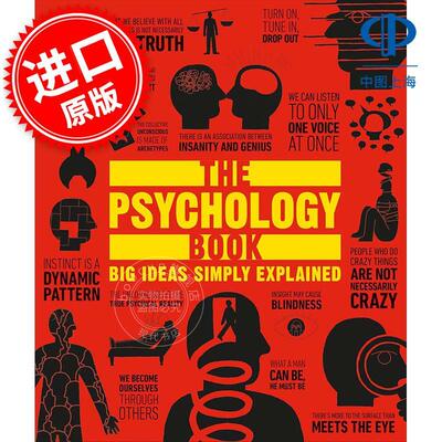 心理学百科图解 DK出版社人类的思想百科丛书 英文原版 The Psychology Book 精装 Big Ideas Simply Explained DK百科系列