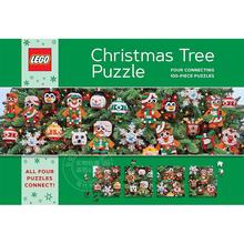 预售 乐高圣诞树拼图 4*100片 英文原版 LEGO Christmas Tree Puzzle 8+岁