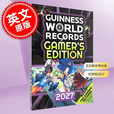 预售 吉尼斯世界纪录：玩家版2027 全球电子游戏历史、文化与创造力 英文原版 Guinness World Records Gamer's Edition 2027