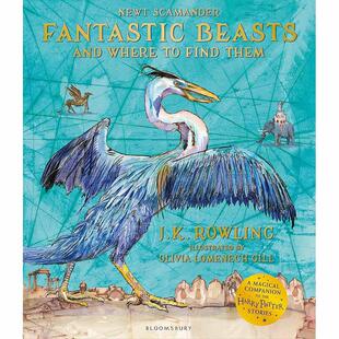 Illustrated Beasts 哈利波特 Them Where and Fantastic Edition JK罗琳 神奇动物在哪里插画彩绘版 Find 英文原版