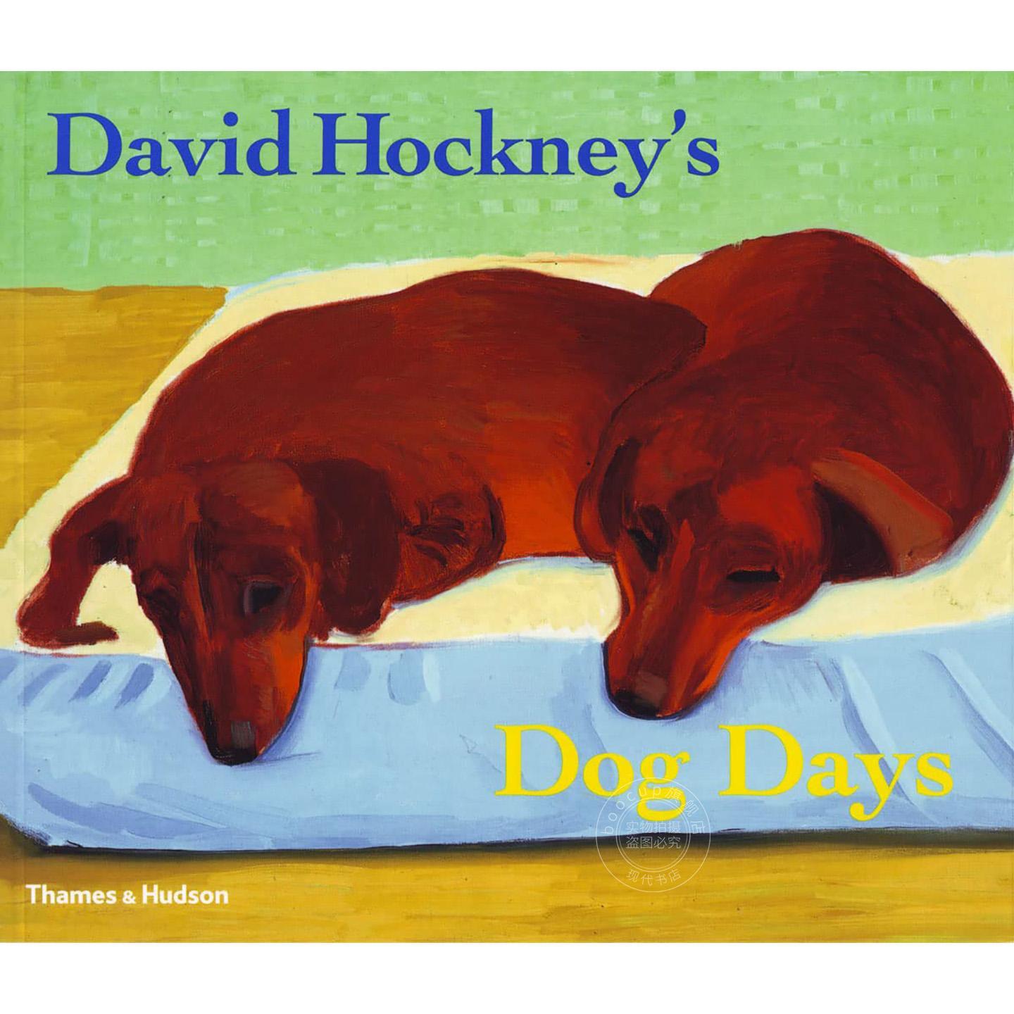 大卫?霍克尼的小狗时光 Thames & Hudson出版社 英文原版 David Hockney's Dog Days