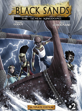 黑沙 七个王国 卷二 英文原版漫画 Black Sands the Seven Kingdoms Volume 2