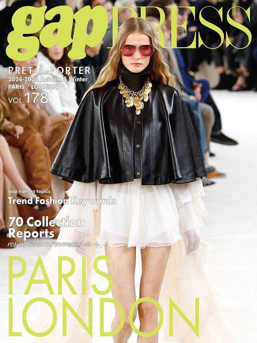 进口日文 2024-2025秋冬时尚发布女装 巴黎伦敦 2024-25 A/W gap PRESS vol.178 PARIS LONDON