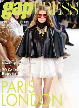 进口日文 2024-2025秋冬时尚发布女装 巴黎伦敦 2024-25 A/W gap PRESS vol.178 PARIS  LONDON