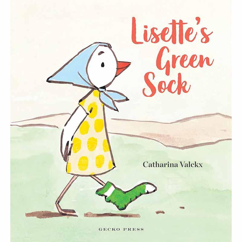 莉赛特的绿袜子 儿童绘本故事书 英文原版 Lisette's Green Sock 3-5岁