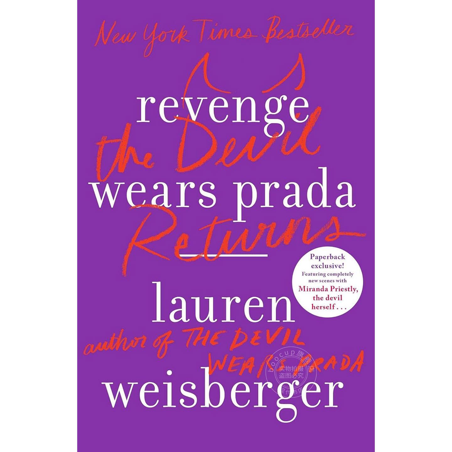 现货 穿普拉达的女王 时尚女魔头 电影原作小说 Lauren Weisberger 安妮海瑟薇 英文原版 Revenge Wears Prada