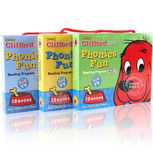 英文原版 Clifoord Phonics Fun 大红狗自然拼读 4-6套装